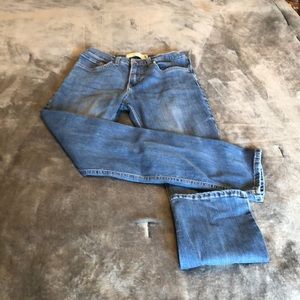 Women size 29 wrangler slim straight flex blue jeans